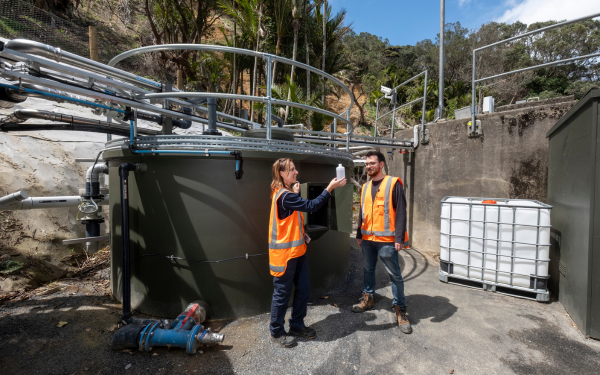 Water treatment plant back in service for Muriwai