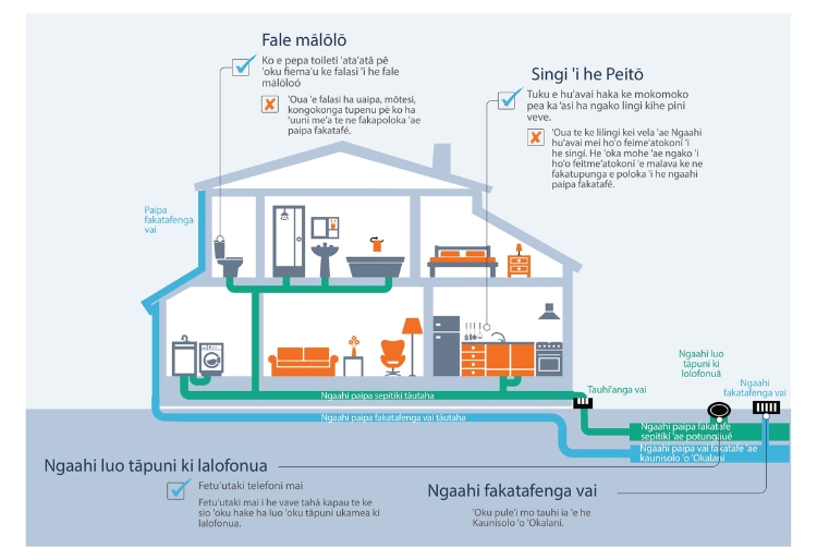 Tongan image about how to keep your pipes flowing in your home