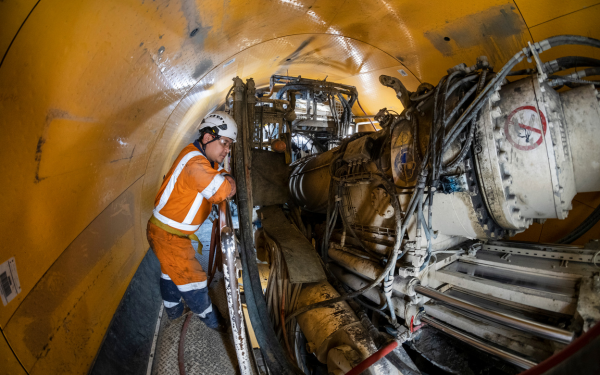 Central Interceptor Tunnel Boring Machine reaches 10-kilometre milestone